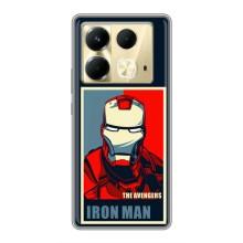 Чохол Супергерой Залізна Людина на Infinix Note 40 – Art Iron man