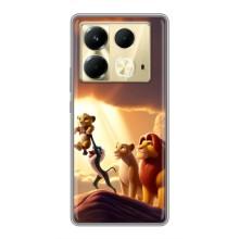 Чехол Король лев на Инфиникс Ноут 40 (Рождение Симбы)