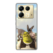 Чохол з мультфільмом Шрек на Infinix Note 40 – Шрек і осел