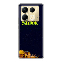 Чохол з мультфільмом Шрек на Infinix Note 40 – Шрек лого