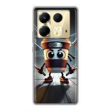 Чохол з мемом Тралалело тралала на Infinix Note 40 (Капучіно асасіно)