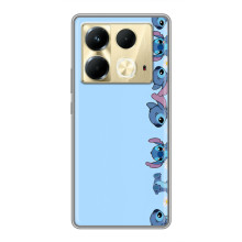 Чехол с принтом Стич на Infinix Note 40 (Стич фон)