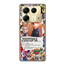 Чохол Зоотрополіс на Infinix Note 40 – Колаж Зоо