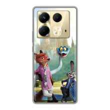 Чохол Зоотрополіс на Infinix Note 40 – Нік Джуді і змія