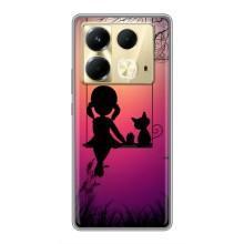 Девчачий Чехол для Infinix Note 40 – На качели