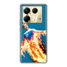 Чохол з принтом Фантастична четвірка для Infinix Note 40 – Людина-факел