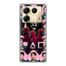 Чохол Гра в кальмара для Infinix Note 40 – Персонажі гри кальмара