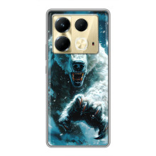 Чохол з картинкою 'Хижаки' для Infinix Note 40 (Ведмідь)