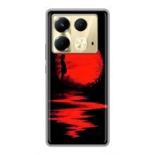 Летний Чехол на Infinix Note 40 – Красный Закат