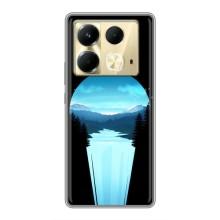 Летний Чехол на Infinix Note 40 – Синий Водопад