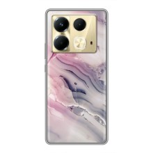 Мраморний чехол на Infinix Note 40 (VPrint) (Пурпурний Мрамор)