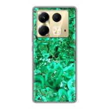 Мраморний чехол на Infinix Note 40 (VPrint) (Салатовий Мрамор)