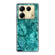 Мраморний чехол на Infinix Note 40 (VPrint) (Зелений мрамор)
