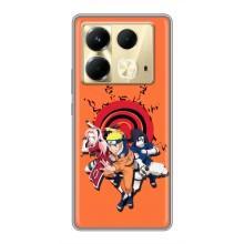 Naruto Anime Чехлы для Инфиникс Ноут 40 (AlphaPrint)