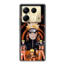 Naruto Anime Чехлы для Инфиникс Ноут 40 (AlphaPrint)