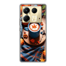 Чохол з унікальним дизайном 'Осінь з кавою' для Infinix Note 40 – Кава і гарбузики