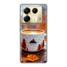 Чохол з унікальним дизайном 'Осінь з кавою' для Infinix Note 40 – Кава на природі