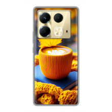 Чохол з унікальним дизайном 'Осінь з кавою' для Infinix Note 40 – Кава з жовтим