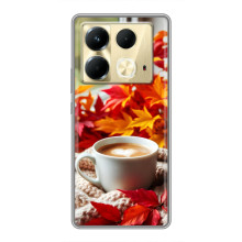 Чохол з унікальним дизайном 'Осінь з кавою' для Infinix Note 40