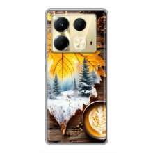 Чохол з унікальним дизайном 'Осінь з кавою' для Infinix Note 40 – Осінньо-зимове кава