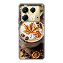 Чохол з унікальним дизайном 'Осінь з кавою' для Infinix Note 40 – Пряна кава