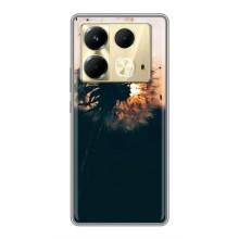 Силіконовий Чохол з кульбабками на Infinix Note 40 – Гарна кульбабка