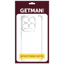 TPU чехол GETMAN Ease logo усиленные углы Full Camera для Infinix Note 50 Pro+ – Прозрачный