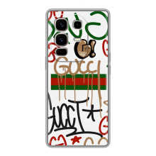 Брендновые Чехлы для Infinix Note 50 Pro Plus - (PREMIUMPrint) (Стиль GUUCI)