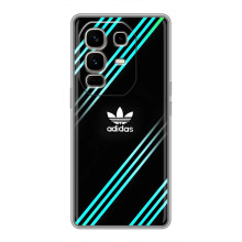 Чохли Адидас для Infinix Note 50 Pro Plus (AlphaPrint) (Адідас з полосами)