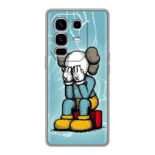 Чехлы для Infinix Note 50 Pro Plus - Bearbrick Louis Vuitton (PREMIUMPrint) (Плач Bearbrick)