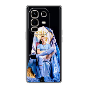 Чехлы с принтом для Infinix Note 50 Pro Plus Футболист – футболист Холанн