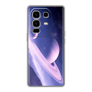 Чехлы КОСМОС для Infinix Note 50 Pro Plus – Планета в космосе