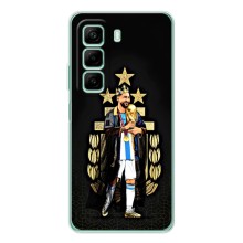 Чехлы Лео Месси Аргентина для Infinix Note 50 Pro Plus (Месси король)