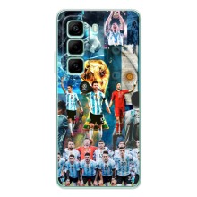 Чехлы Лео Месси Аргентина для Infinix Note 50 Pro Plus (Месси в сборной)