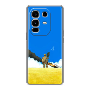 Чехлы на военную тематику для Infinix Note 50 Pro Plus – Попадание