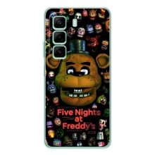 Чехлы Пять ночей с Фредди для Ноут 50 Про Плюс (Freddy)