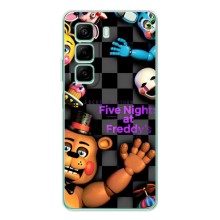 Чехлы Пять ночей с Фредди для Ноут 50 Про Плюс (Freddy's)