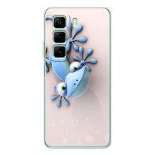 Чехлы с изображением разных животных для Infinix Note 50 Pro Plus – Геккон