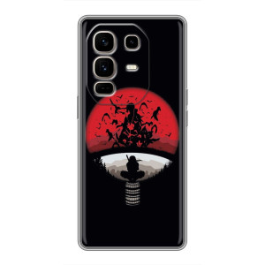 Чохли з принтом Ітачі Учіха на Infinix Note 50 Pro Plus – Ітачі на чорному