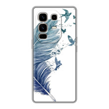 Чохол з картинкою (Стильні) Ноте 50 Про Плюс - (AlphaPrint) (Перо)