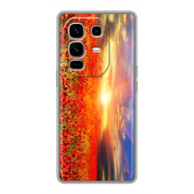 Чохол з картинкою (Стильні) Ноте 50 Про Плюс - (AlphaPrint) (Поле тюльпанів)