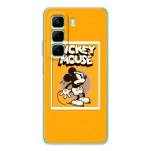 Чехлы с принтом Микки Маус на Infinix Note 50 Pro Plus (Испуганный Микки)