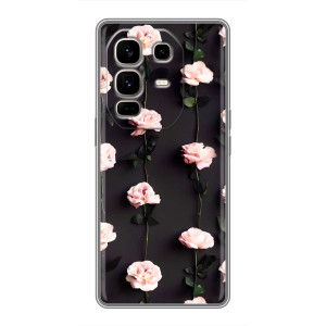 Чохли з принтом Троянд для Infinix Note 50 Pro Plus – Троянди
