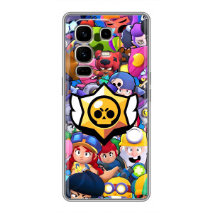 Чехол для Infinix Note 50 Pro Plus Бравл Старс (VPrint)