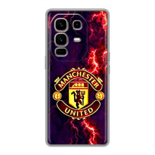Чохол Манчестер Юнайтед для Ноте 50 Про Плюс (AlphaPrint) (вогняний Манчестер)
