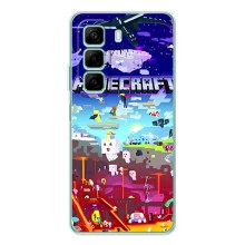 Чехол майнкрафт для Infinix Note 50 Pro Plus