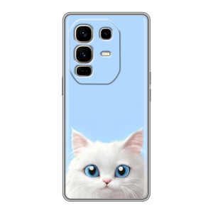 Чехол на тематику: Коты для Infinix Note 50 Pro Plus – Белый кот