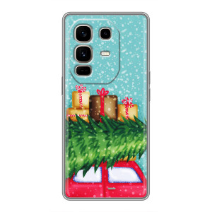 Чехол Новогодняя Елка на Infinix Note 50 Pro Plus – Новогодние подарки