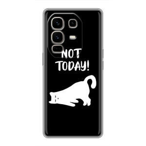 Бампер с изображением Котиков для Ноут 50 Про Плюс (Not Today)