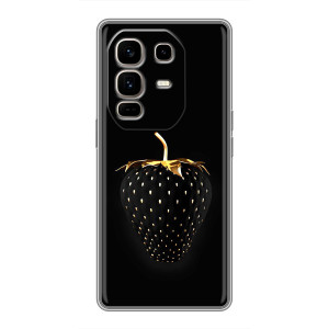 Чохол з зображенням смачної їжі для Infinix Note 50 Pro Plus – Чорна полуниця